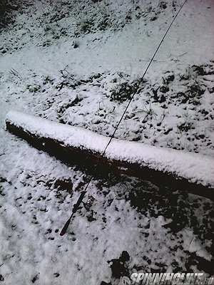 Изображение 1 : Часок микроджига в осенний снежный денек.